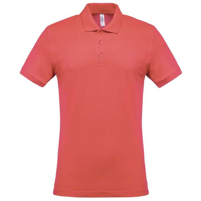 TRICOU POLO BARBATESC Kariban Pique KA254, Promo Back to School, imprimat policormie ecuson fata inclus in pret*