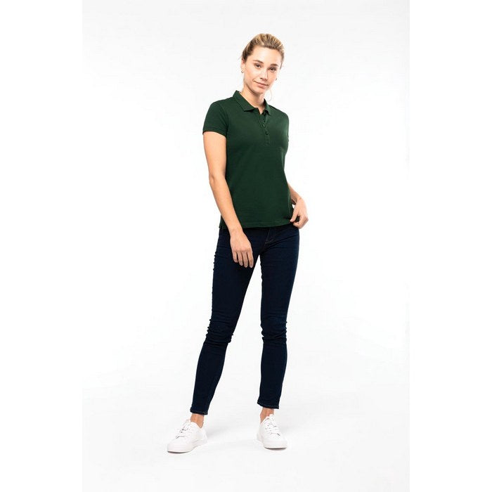 TRICOU POLO DAMA Kariban Pique KA255, Promo Back to School, imprimat policormie ecuson fata inclus in pret*