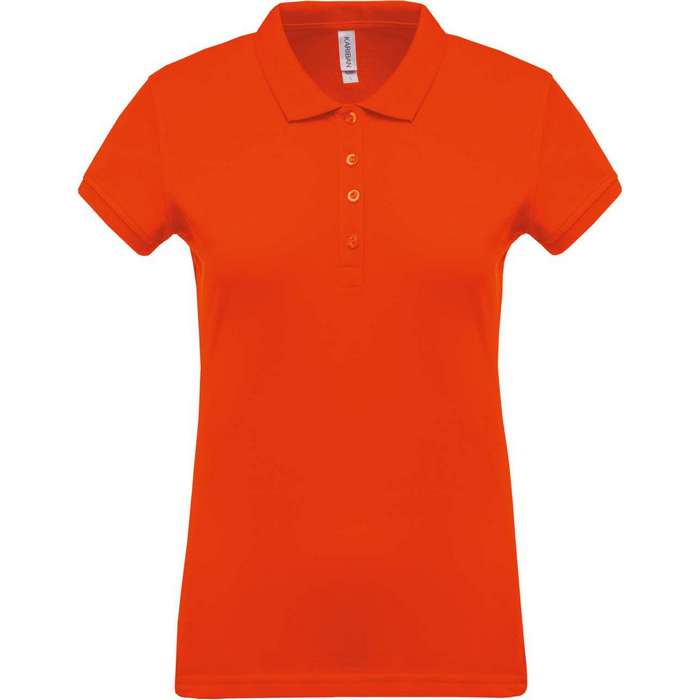 TRICOU POLO DAMA Kariban Pique KA255, Promo Back to School, imprimat policormie ecuson fata inclus in pret*