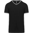 TRICOU BARBATESC Kariban Pique Knit V-neck KA374