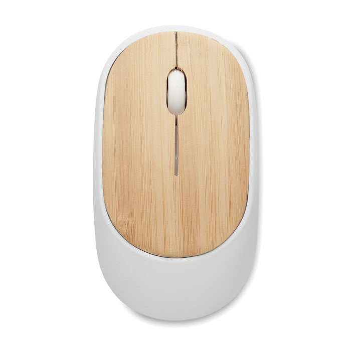 Mouse wireless din bambus "Curvy Bam"