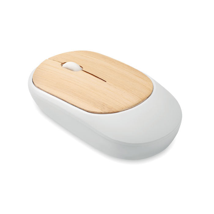 Mouse wireless din bambus "Curvy Bam"