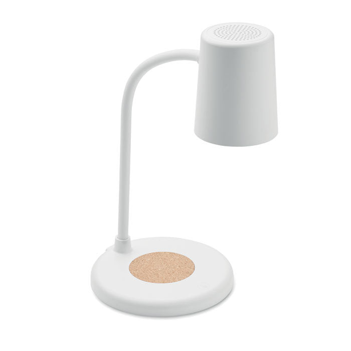 Lampa de birou cu incarcator wireless + boxa "Spot"