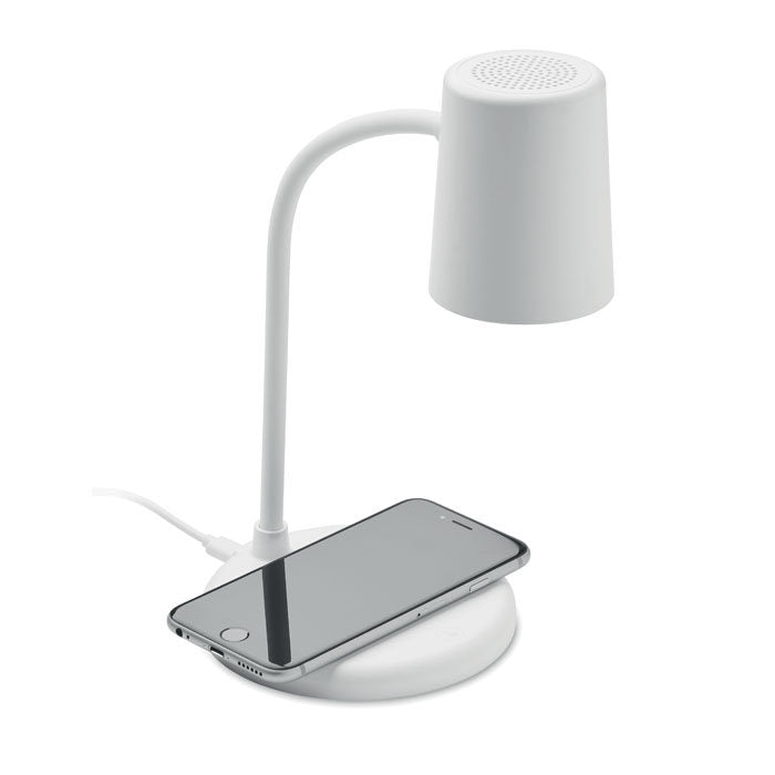 Lampa de birou cu incarcator wireless + boxa "Spot"