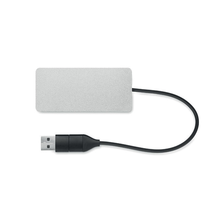 Hub USB cu 3 porturi + cablu "Hub-C"