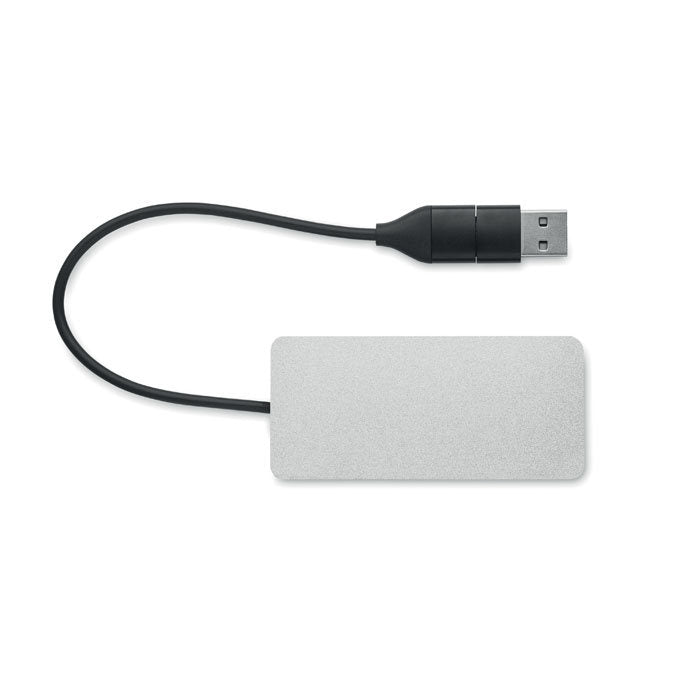 Hub USB cu 3 porturi + cablu "Hub-C"