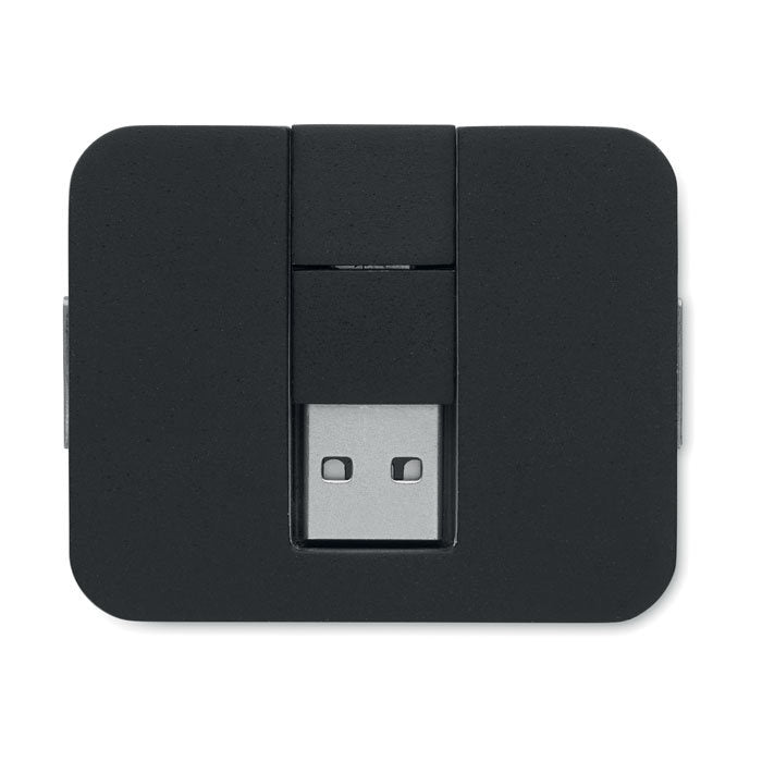 Hub USB cu 4 porturi + cablu 20 cm "Square-C"