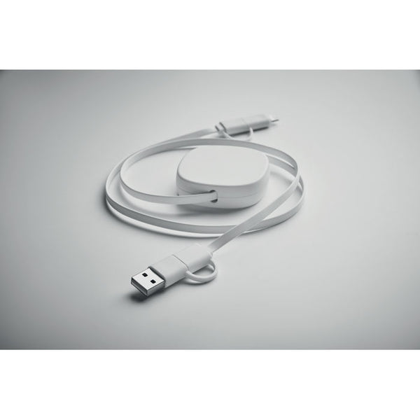 Cablu retractabil de incarcare USB "Linea"