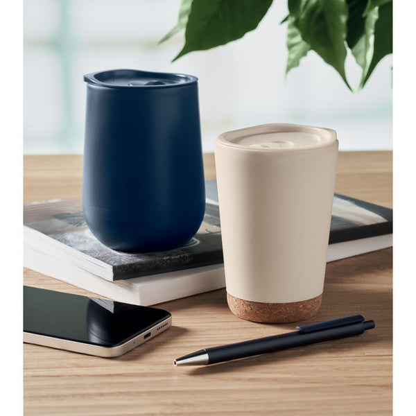 Pahar plastic cu perete dublu 300 ml "Go"