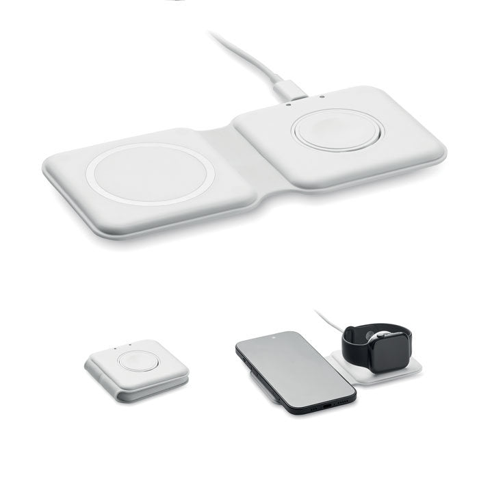 Incarcator wireless pliabil 2 in 1 15w "Flip"