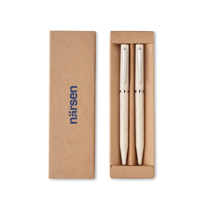 Set pixuri din paie de grau/abs "Peat"