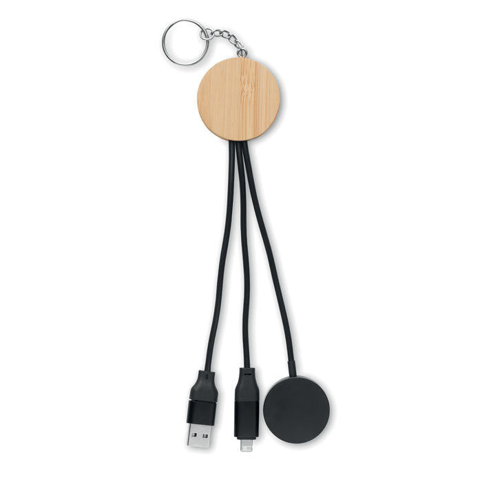 Breloc cablu de incarcare 4 in 1 "Bule"