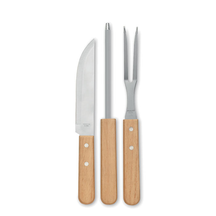 Set 3 unelte pentru gratar "Tooldera"