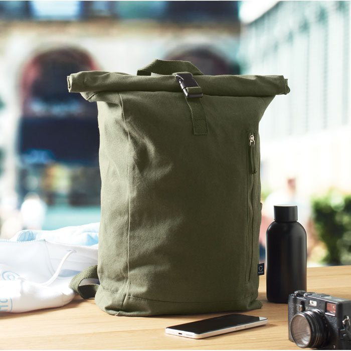 Rucsac bumbac reciclat RPET "Kamet"