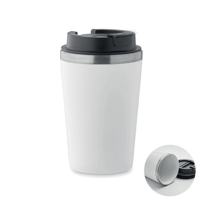 Pahar ceramic cu perete dublu 350 ml "Blerm"