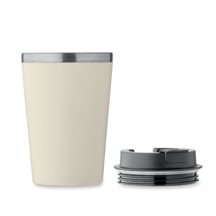 Pahar ceramic cu perete dublu 350 ml "Blerm"