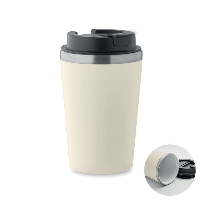 Pahar ceramic cu perete dublu 350 ml "Blerm"