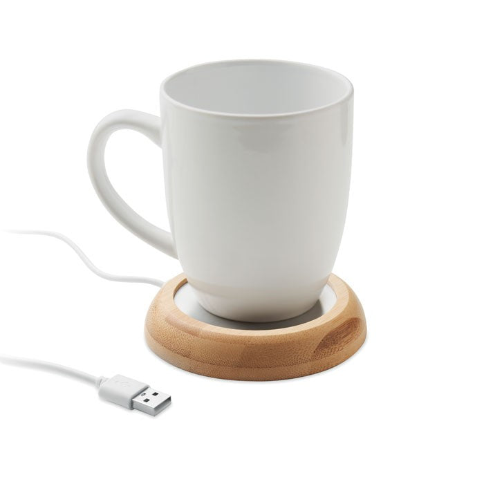 Incalzitor cana USB, bambus "Muglet"