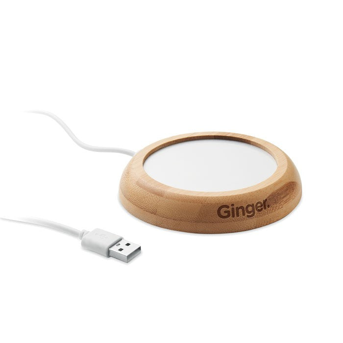 Incalzitor cana USB, bambus "Muglet"