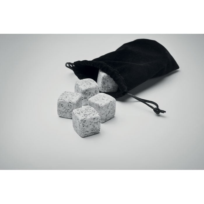 Set 9 cuburi de gheata din piatra in cutie "Aberdeen"