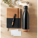 Set cadou 3 piese sticla, agenda si pix "Cadeau"