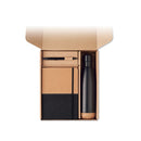 Set cadou 3 piese sticla, agenda si pix "Cadeau"