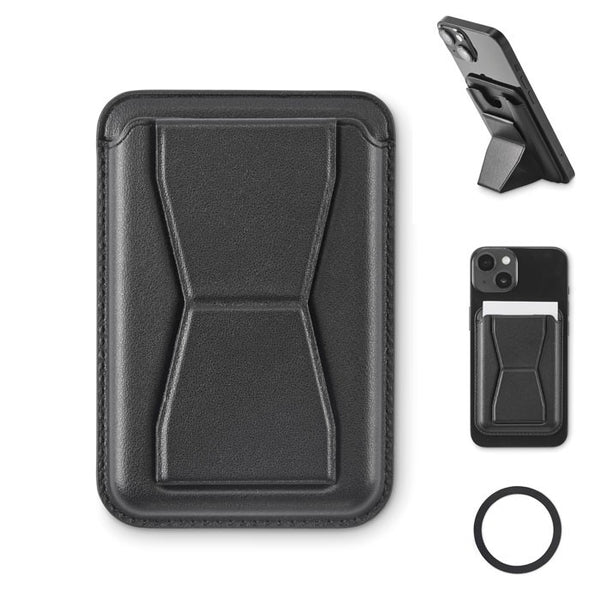 Suport card magnetic PU "Leamag"