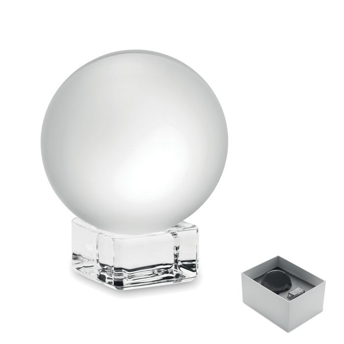 Trofeu rotund din sticla "Glassward"