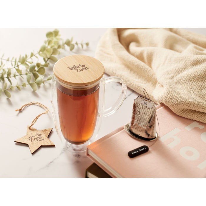 Cana cu pereti dubli sticla borosilicat 450 ml "Existing Name"