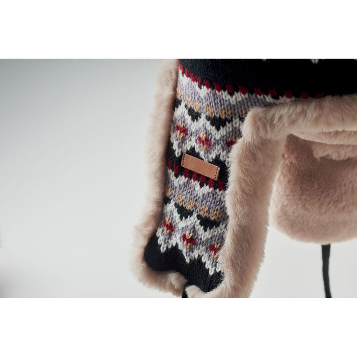 Caciula tricotata cu urechi "Yulong"