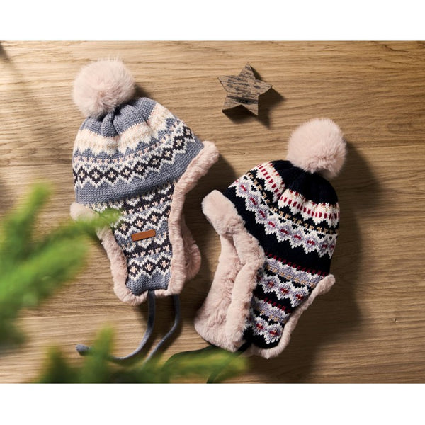 Caciula tricotata cu urechi "Yulong"