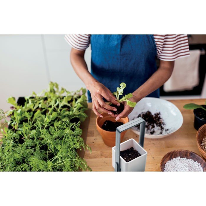 Ghiveci de interior cu LED "Lushlet"