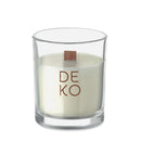 Lumanare ceara vegetala 80 gr "Kivas Wood"