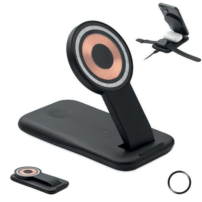 Incarcator wireless 3 in 1 15W "Pendoless"