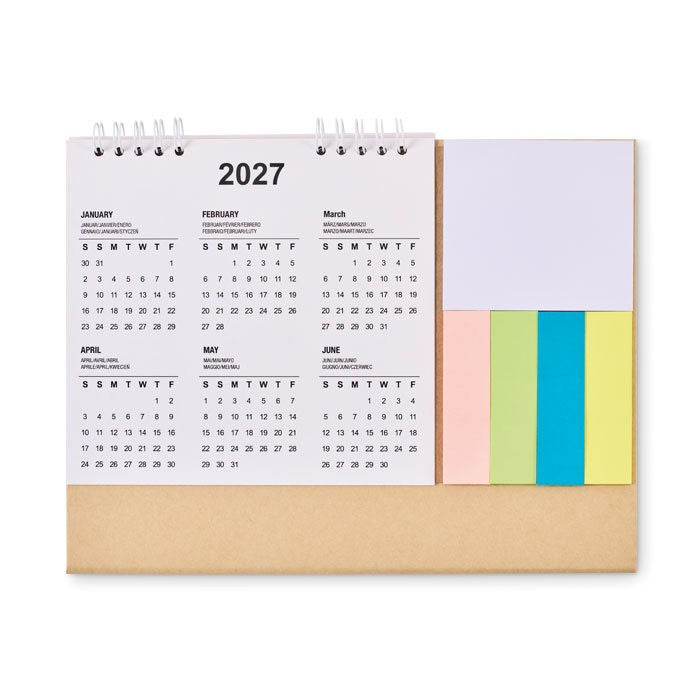 Calendar de birou cu memopad "Calendoo"