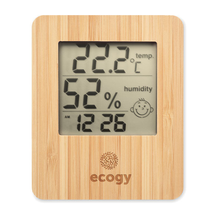 Statie meteo din bambus "Suncity"