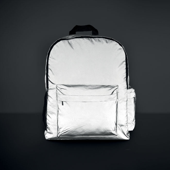 Rucsac laptop reflectorizant poliester "Bright Backpack"