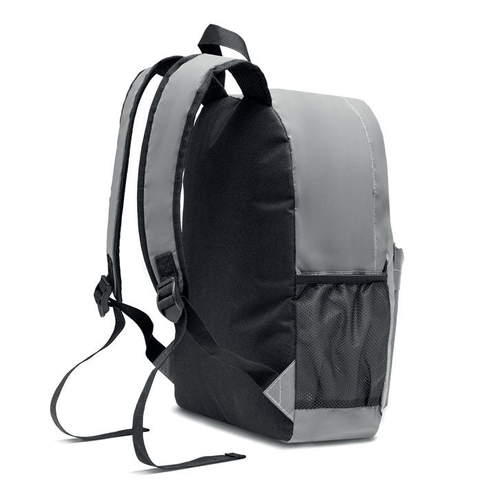 Rucsac laptop reflectorizant poliester "Bright Backpack"