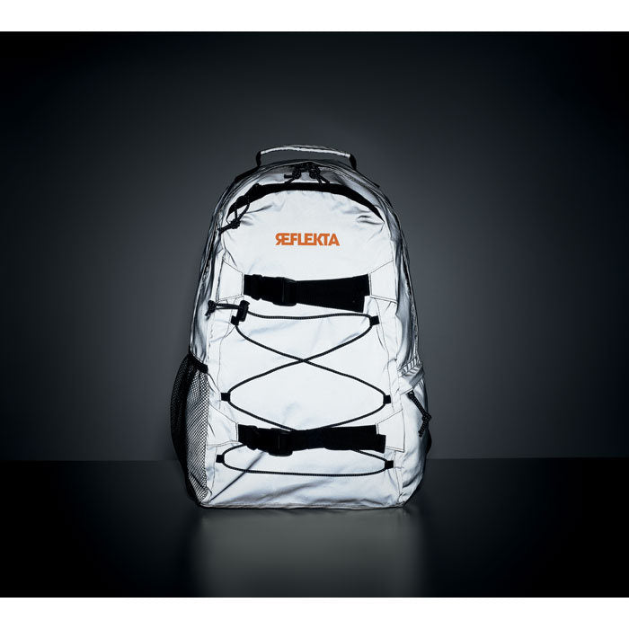 Rucsac laptop reflectorizant poliester "Bright Sportbag"