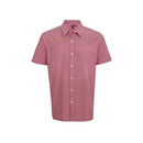 CAMASA BARBATEASCA MANECA SCURTA Premier Gingham PR221