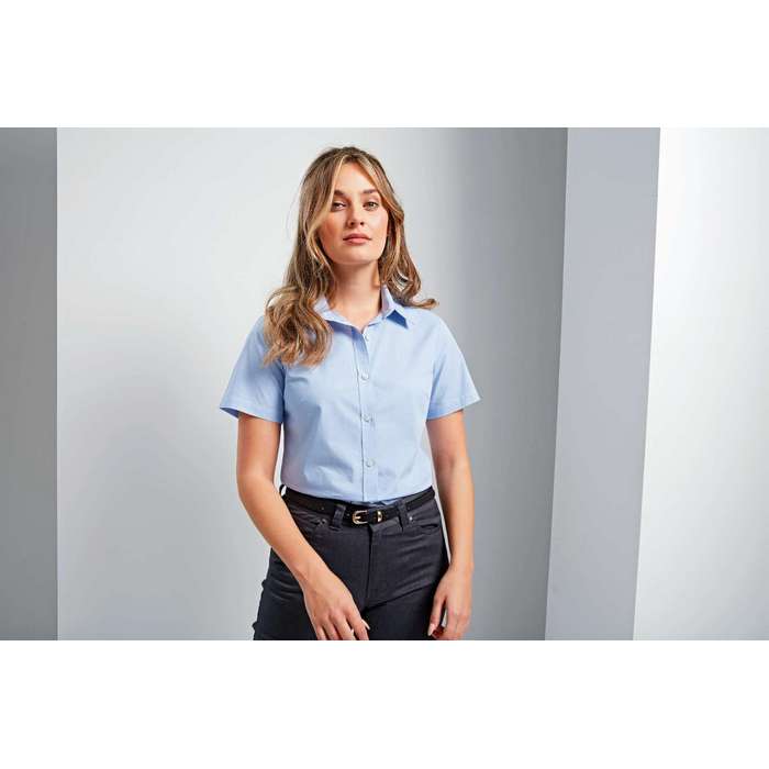 CAMASA DAMA MANECA SCURTA Premier Gingham PR321