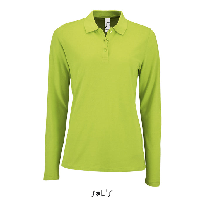 BLUZA POLO DAMA MANECA LUNGA Sol's Perfect LSL Pique SO02083