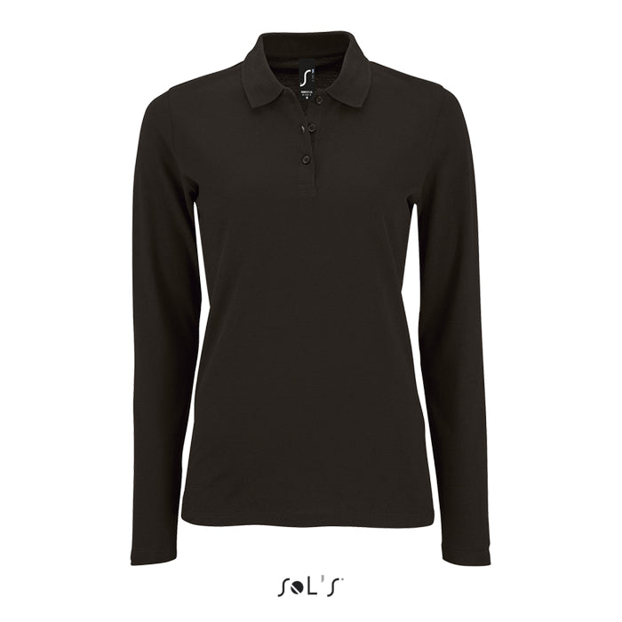 BLUZA POLO DAMA MANECA LUNGA Sol's Perfect LSL Pique SO02083
