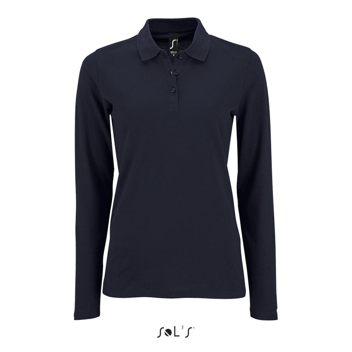 BLUZA POLO DAMA MANECA LUNGA Sol's Perfect LSL Pique SO02083