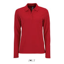 BLUZA POLO DAMA MANECA LUNGA Sol's Perfect LSL Pique SO02083