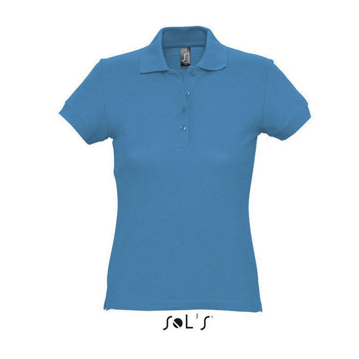 TRICOU POLO DAMA Sol's Passion SO11338, Promo Back to School, imprimat policormie ecuson fata inclus in pret*
