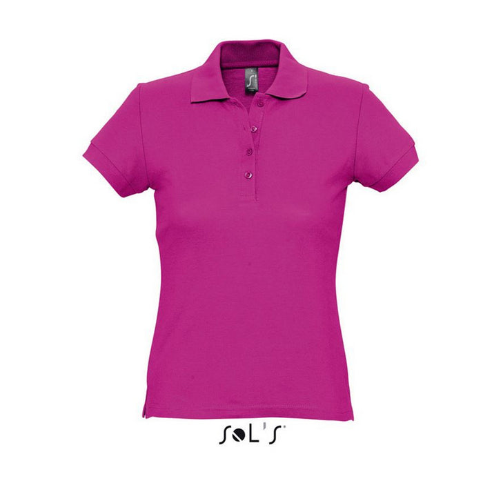 TRICOU POLO DAMA Sol's Passion SO11338, Promo Back to School, imprimat policormie ecuson fata inclus in pret*