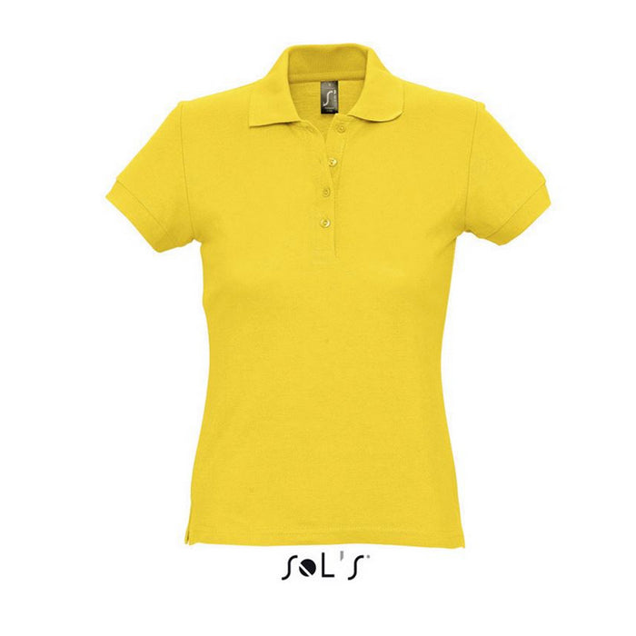 TRICOU POLO DAMA Sol's Passion SO11338, Promo Back to School, imprimat policormie ecuson fata inclus in pret*