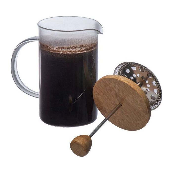 Filtru cafea / ceai cu capac din bambus 82640