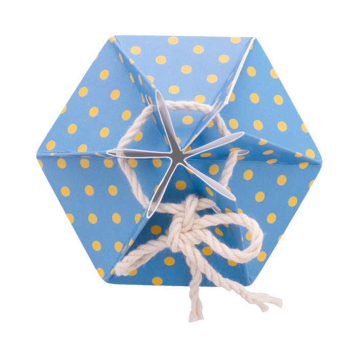 Cutie cadou hexagonala "CreaBox HexaCord S", cantitate minima 50 buc